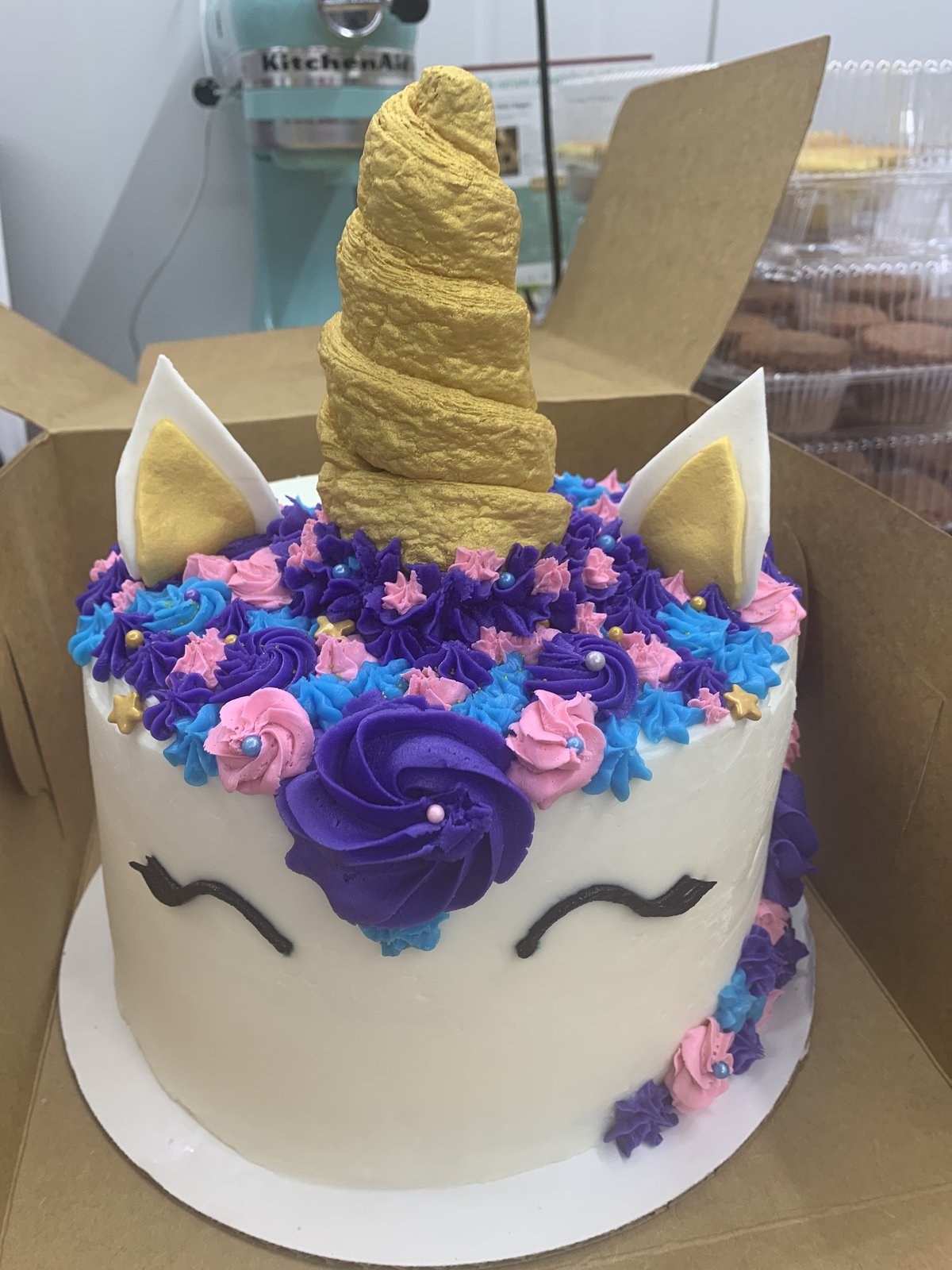 Unicorn celebration cake