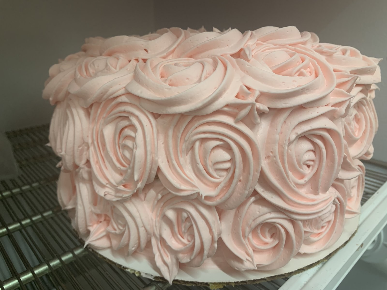 Pastel first-birthday smash cake