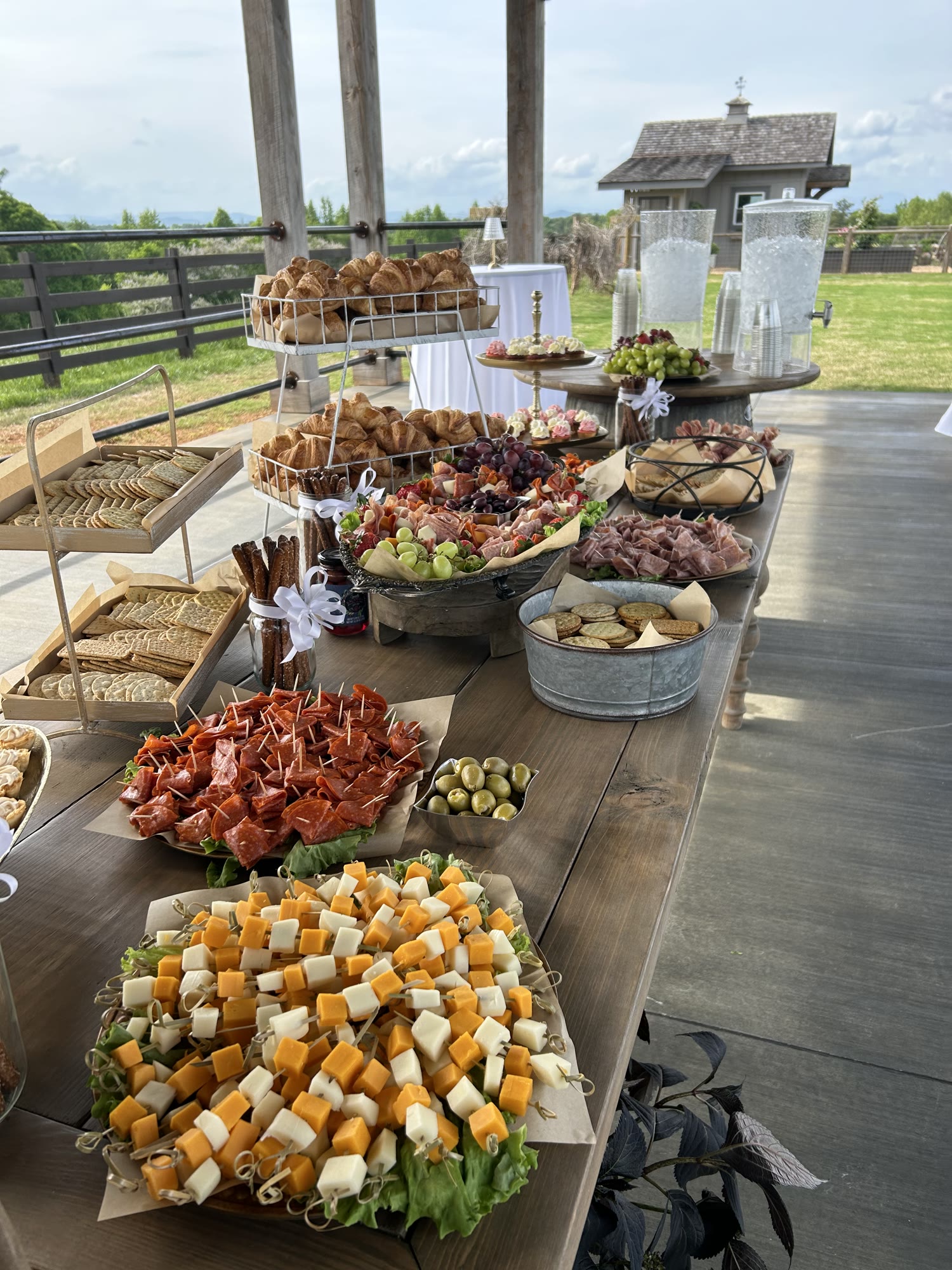 Catering table