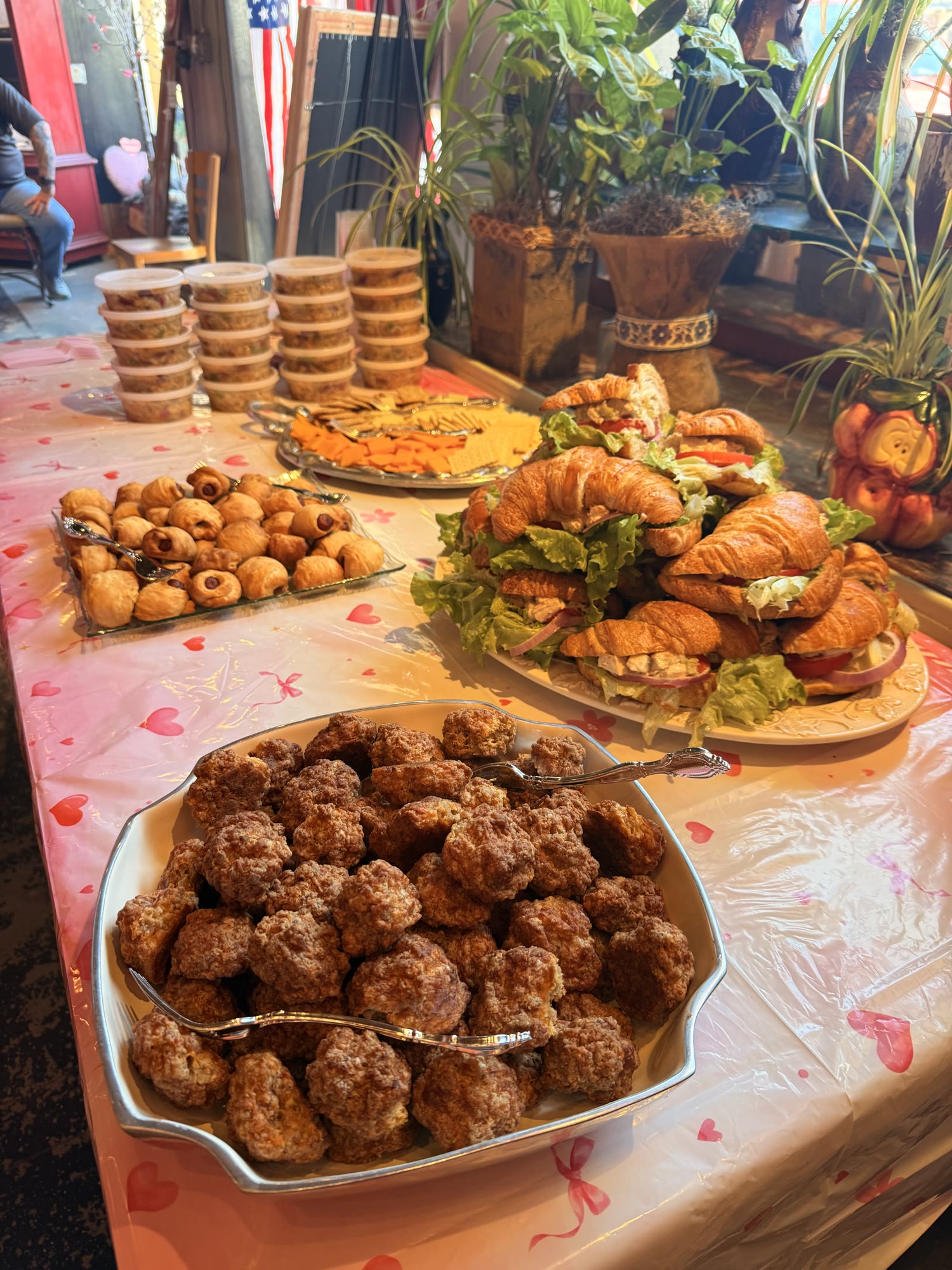 Event spread with pastries