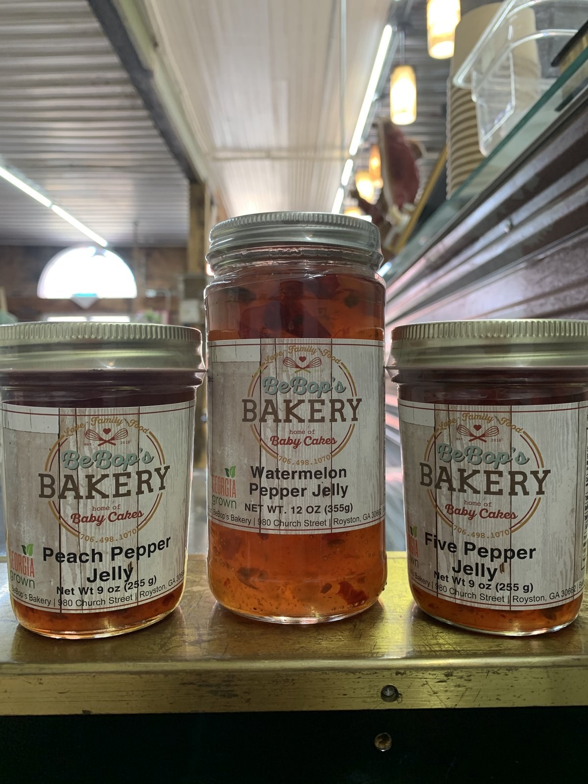 BeBop's signature peach pepper jam